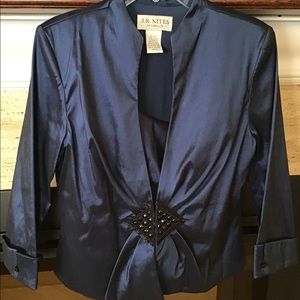 J.R. Nites Dressy Navy Jacket & Shell Size 14
